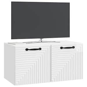 Nástěnná TV skříň Bílá s vysokým leskem 59,5 x 31 x 30 cm - obrázek 3
