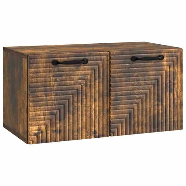 vidaXL Rippuv TV kapp Suitsutatud tamm 59,5 x 31 x 30 cm Tehispuit
