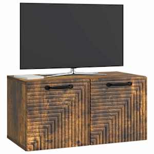 Nástěnná TV skříň Nástěnný Kouřový dub 59,5 x 31 x 30 cm - obrázek 3