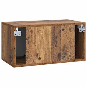 Nástěnná TV skříň Nástěnný Staré dřevo 59,5 x 31 x 30 cm - obrázek 8