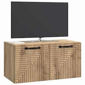 Nástěnná TV skříň 59,5 x 31 x 30 cm Dub artisan - obrázek 3