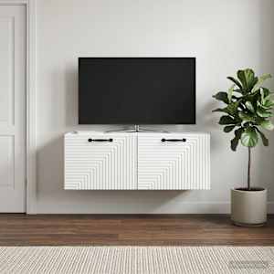 Nástěnná TV skříň Bílá 78,5 x 31 x 30 cm Kompozitní dřevo - obrázek 4