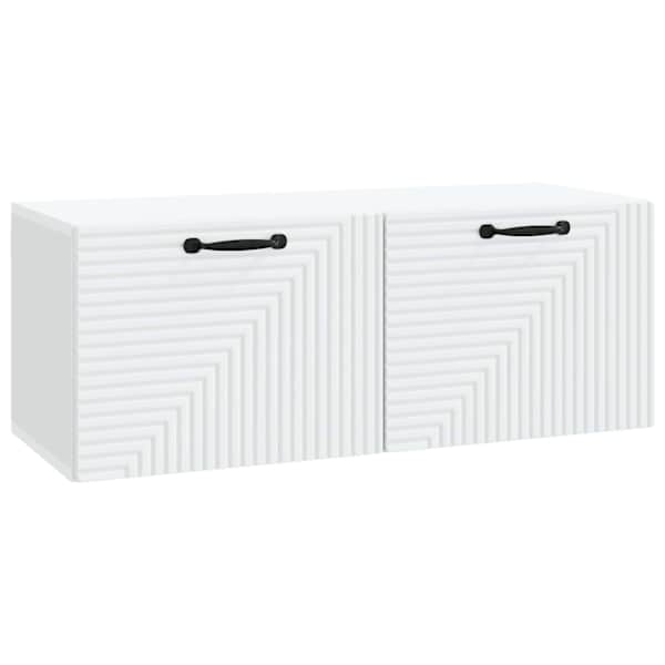 vidaXL Rippuv TV kapp Valge 78,5 x 31 x 30 cm Tehispuit