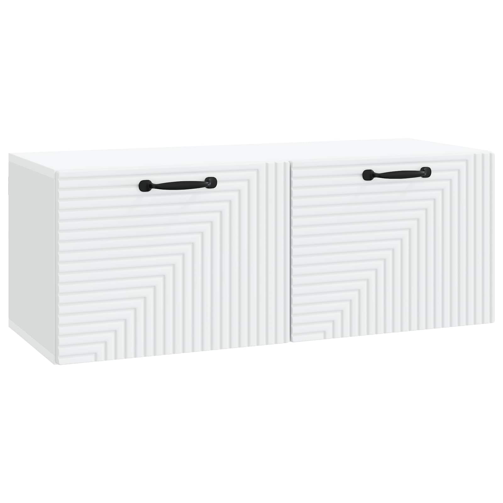 vidaXL Oglindă TV montată pe perete Pe perete Alb 78,5 x 31 x 30 cm
