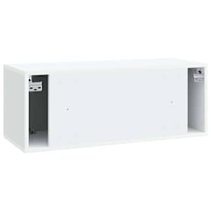 Nástěnná TV skříň Bílá 78,5 x 31 x 30 cm Kompozitní dřevo - obrázek 8