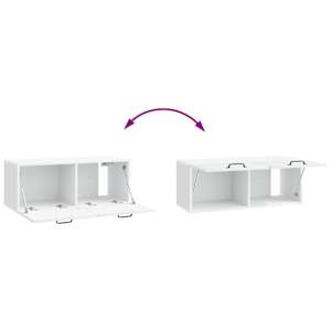 Nástěnná TV skříň Bílá 78,5 x 31 x 30 cm Kompozitní dřevo - obrázek 10
