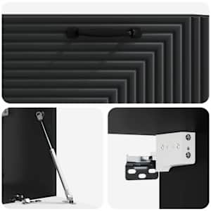 Nástěnná TV skříň Černá 78,5 x 31 x 30 cm Kompozitní dřevo - obrázek 9