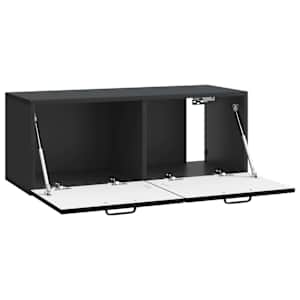 Nástěnná TV skříň Černá 78,5 x 31 x 30 cm Kompozitní dřevo - obrázek 5