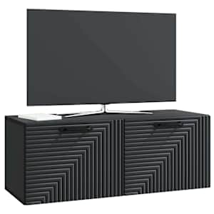 Nástěnná TV skříň Černá 78,5 x 31 x 30 cm Kompozitní dřevo - obrázek 3