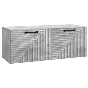 Nástěnná TV skříň Nástěnný Betonově šedá 78,5 x 31 x 30 cm - obrázek 2
