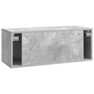 Nástěnná TV skříň Nástěnný Betonově šedá 78,5 x 31 x 30 cm - obrázek 8