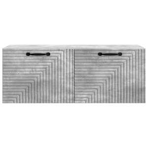 Nástěnná TV skříň Nástěnný Betonově šedá 78,5 x 31 x 30 cm - obrázek 6