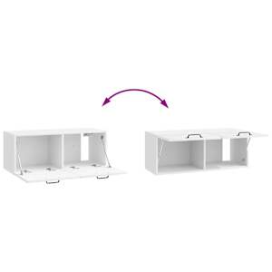 Nástěnná TV skříň Bílá s vysokým leskem 78,5 x 31 x 30 cm - obrázek 10