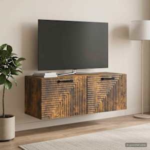 Nástěnná TV skříň Nástěnný Kouřový dub 78,5 x 31 x 30 cm - obrázek 1
