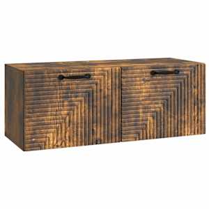 Nástěnná TV skříň Nástěnný Kouřový dub 78,5 x 31 x 30 cm - obrázek 2