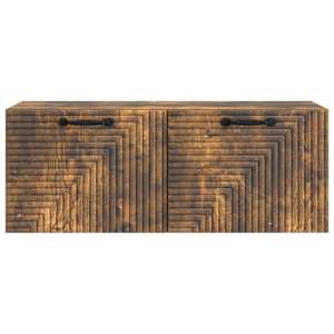 Nástěnná TV skříň Nástěnný Kouřový dub 78,5 x 31 x 30 cm - obrázek 6