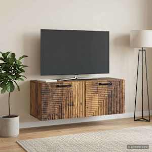 Nástěnná TV skříň Nástěnný Staré dřevo 78,5 x 31 x 30 cm - obrázek 1