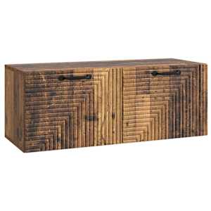 Nástěnná TV skříň Nástěnný Staré dřevo 78,5 x 31 x 30 cm - obrázek 2