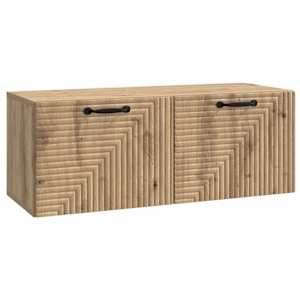 Nástěnná TV skříň 78,5 x 31 x 30 cm Dub artisan - obrázek 2