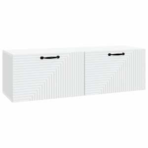 vidaXL Rippuv TV kapp Valge 98 x 31 x 30 cm Tehispuit