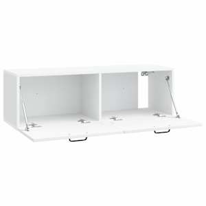 Nástěnná TV skříň Bílá 98 x 31 x 30 cm Kompozitní dřevo - obrázek 5