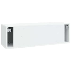 Nástěnná TV skříň Bílá 98 x 31 x 30 cm Kompozitní dřevo - obrázek 8