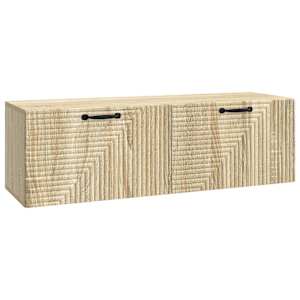 Nástěnná TV skříň Dub sonoma 98 x 31 x 30 cm Kompozitní dřevo - obrázek 2