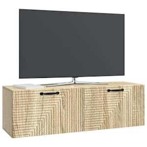 Nástěnná TV skříň Dub sonoma 98 x 31 x 30 cm Kompozitní dřevo - obrázek 3