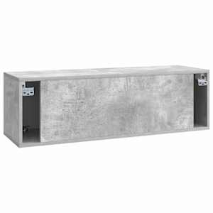 Nástěnná TV skříň Nástěnný Betonově šedá 98 x 31 x 30 cm - obrázek 8