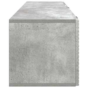Nástěnná TV skříň Nástěnný Betonově šedá 98 x 31 x 30 cm - obrázek 7