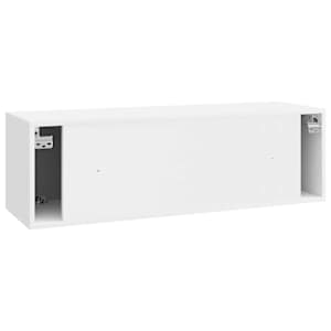 Nástěnná TV skříň Bílá s vysokým leskem 98 x 31 x 30 cm - obrázek 8
