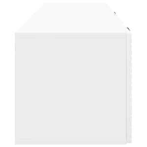 Nástěnná TV skříň Bílá s vysokým leskem 98 x 31 x 30 cm - obrázek 7
