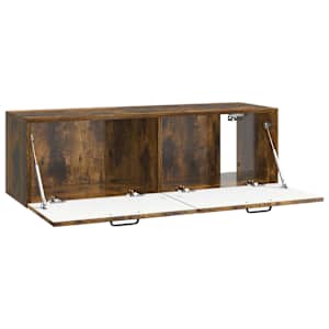 Nástěnná TV skříň Kouřový dub 98 x 31 x 30 cm Kompozitní dřevo - obrázek 5