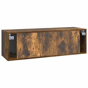 Nástěnná TV skříň Kouřový dub 98 x 31 x 30 cm Kompozitní dřevo - obrázek 8