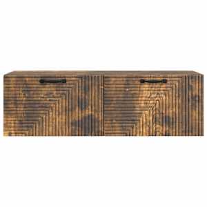 Nástěnná TV skříň Kouřový dub 98 x 31 x 30 cm Kompozitní dřevo - obrázek 6