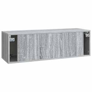 Nástěnná TV skříň Šedá sonoma 98 x 31 x 30 cm Kompozitní dřevo - obrázek 8