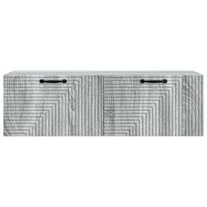 Nástěnná TV skříň Šedá sonoma 98 x 31 x 30 cm Kompozitní dřevo - obrázek 6