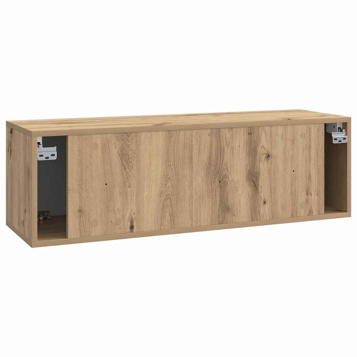 Væghængt TV-skab x 30 cm Konstrueret træ - Billede 8