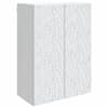 vidaXL Seinale kinnitatav kapp Valge 66 x 34,5 x 90 cm Tehispuit