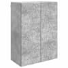 vidaXL Seinale kinnitatav kapp 66 x 34,5 x 90 cm Tehispuit Betoonhall