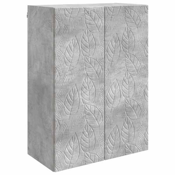 vidaXL Seinale kinnitatav kapp 66 x 34,5 x 90 cm Tehispuit Betoonhall
