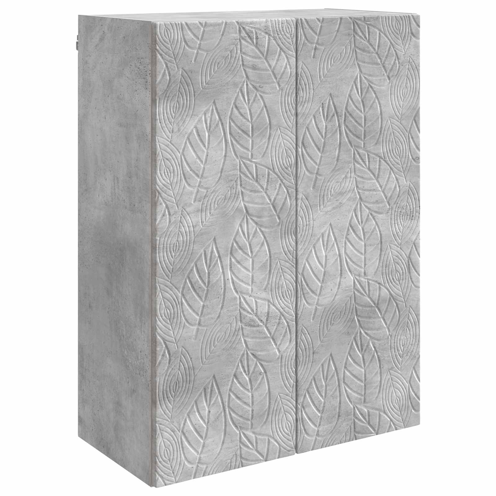 vidaXL Dulap montat pe perete Gri Beton 66 x 34,5 x 90 cm