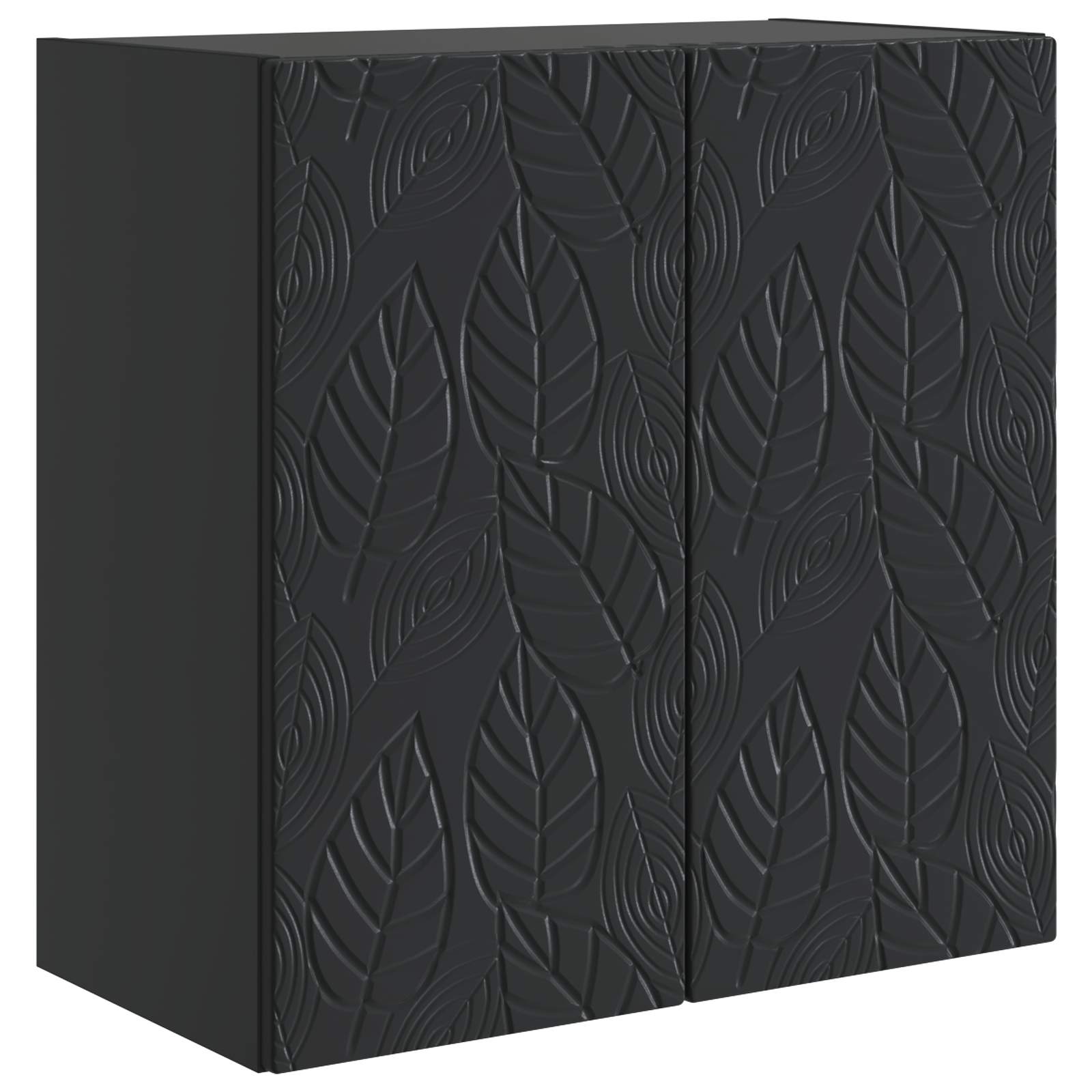 vidaXL Dulap montat pe perete Negru 59 x 31 x 60 cm Lemn prelucrat