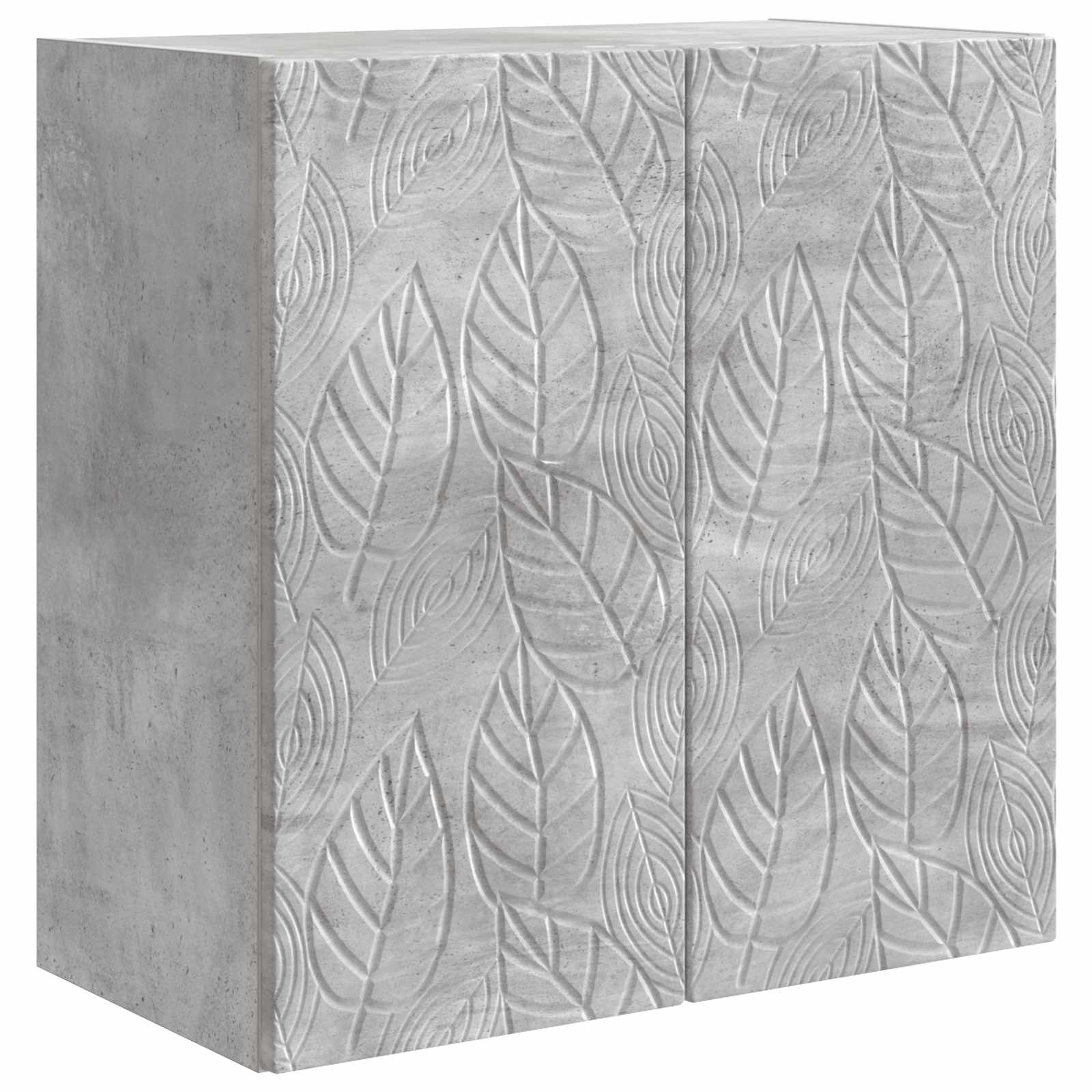 vidaXL Dulap montat pe perete Gri Beton 59 x 31 x 60 cm Lemn prelucrat