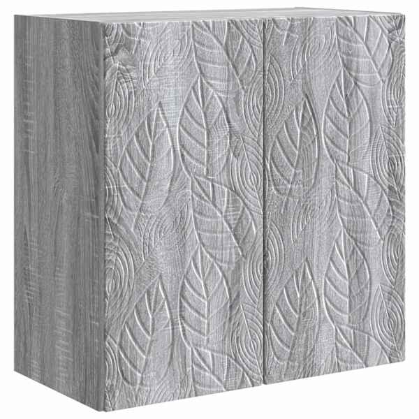 vidaXL Seinale kinnitatav kapp 59 x 31 x 60 cm Tehispuit Hall Sonoma