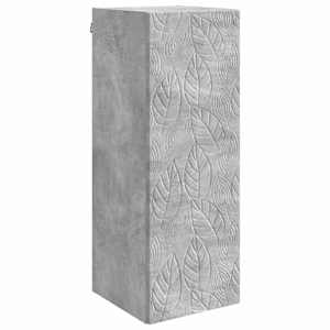 Omara za steno Betonsko siva 33 x 34,5 x 90 cm Inženirski les