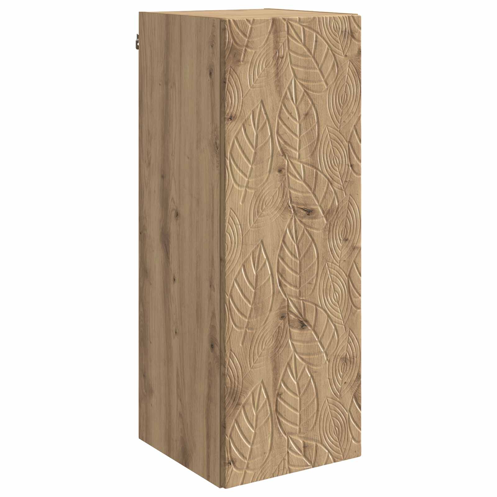 vidaXL Dulap montat pe perete Stejar Artizanal 33 x 34,5 x 90 cm