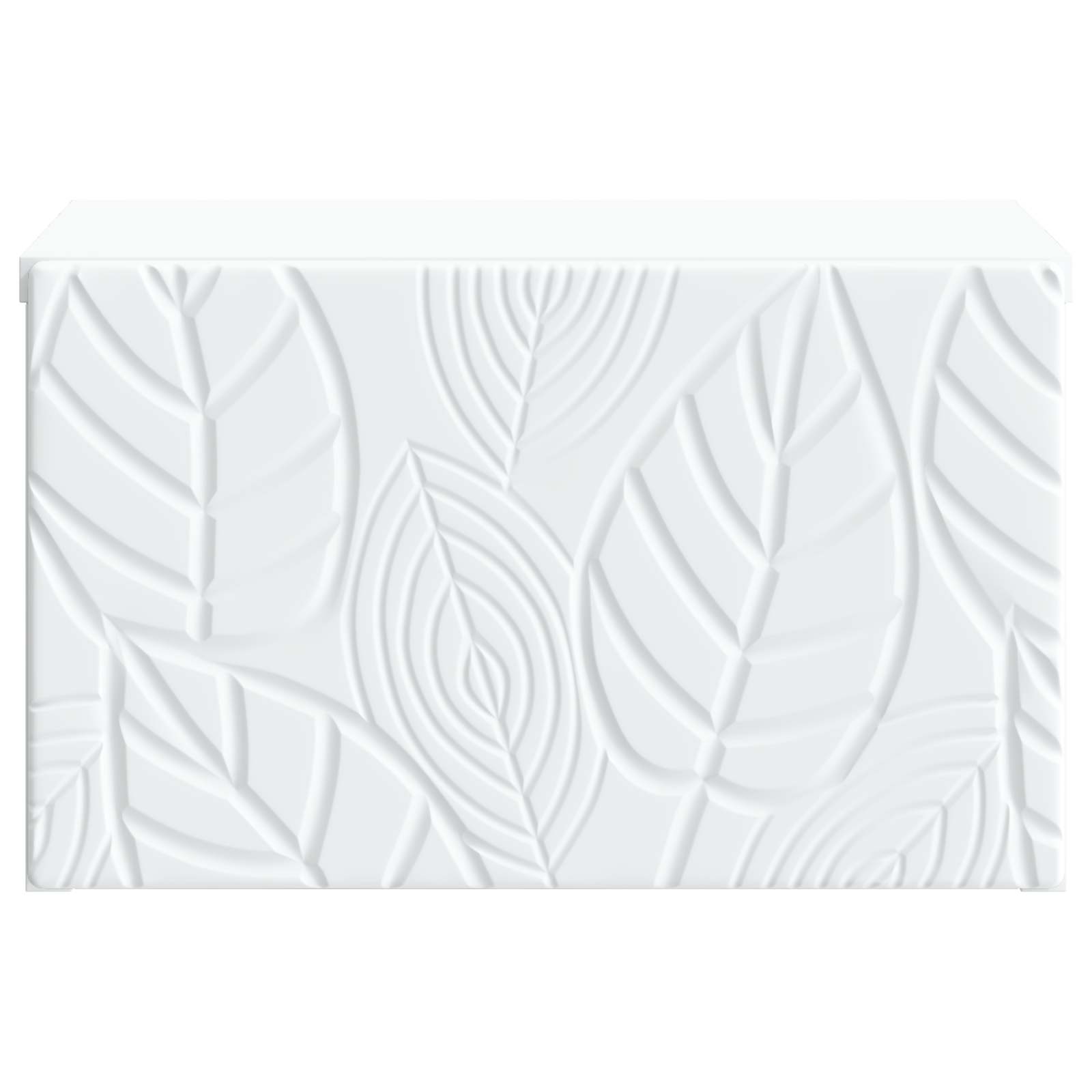 Stenska stranska miza Bela 34,5 x 33 x 20 cm Inženirski les - slika 3