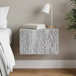 Stenska stranska miza Siva Sonoma 34,5 x 33 x 20 cm