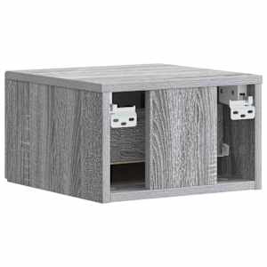 Nástěnný boční stůl 2 pcs Šedý Sonoma 34,5 x 33 x 20 cm - obrázek 6